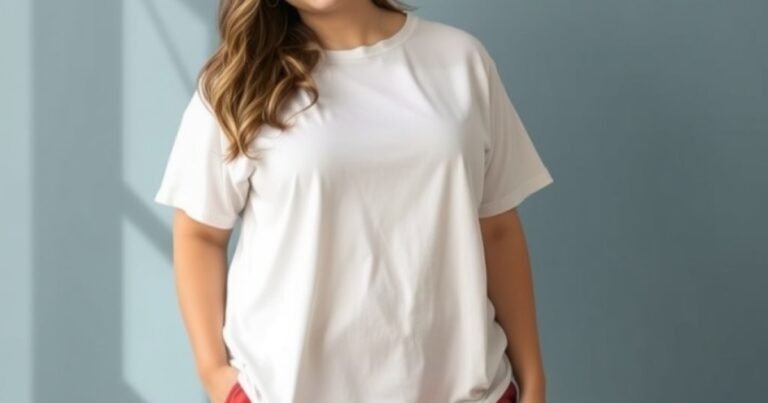 2 Women’s Plus Size Short Sleeve Tops Outfit Ideas