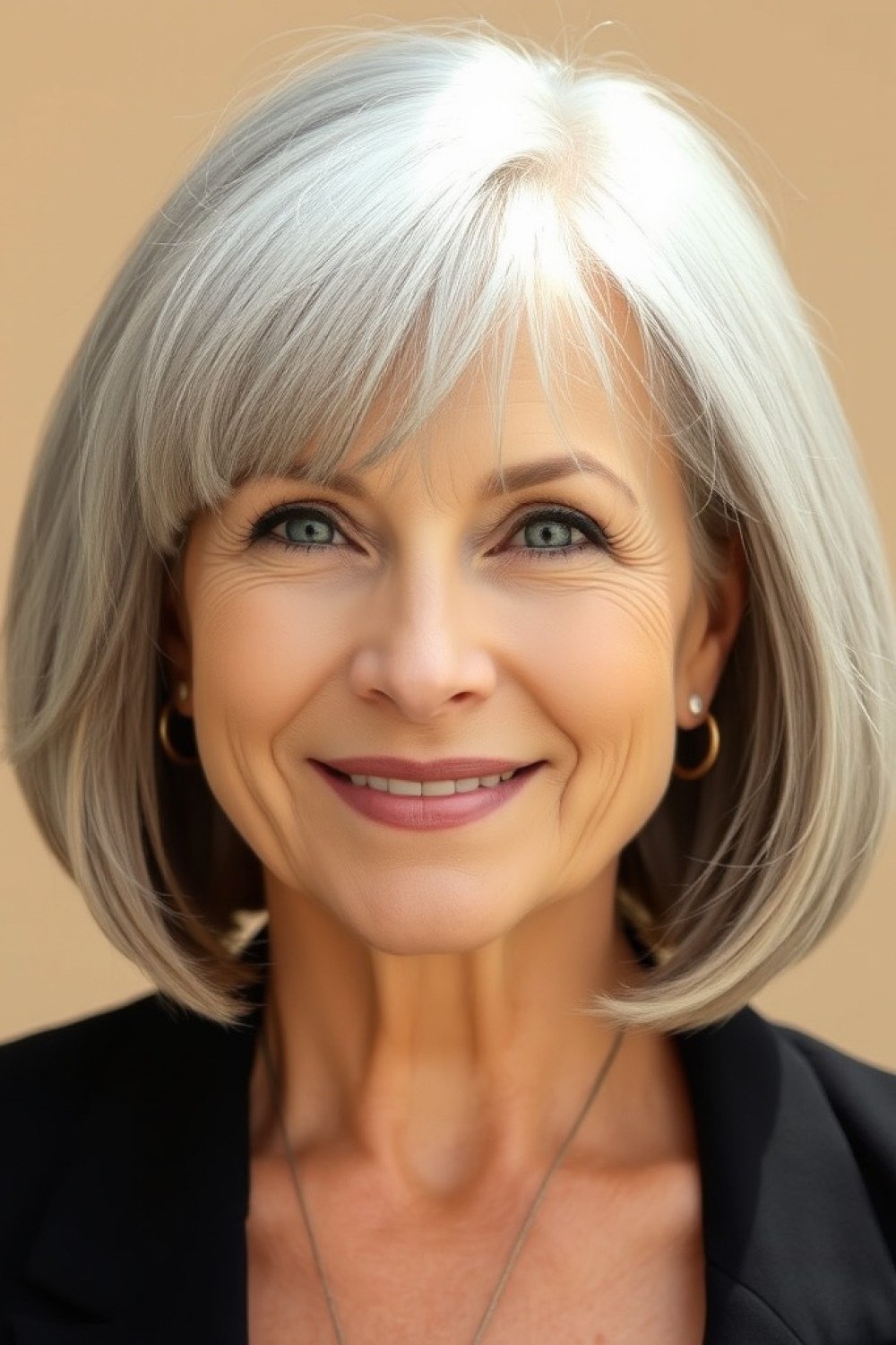 20 bob hairstyles ideas for woman over 50