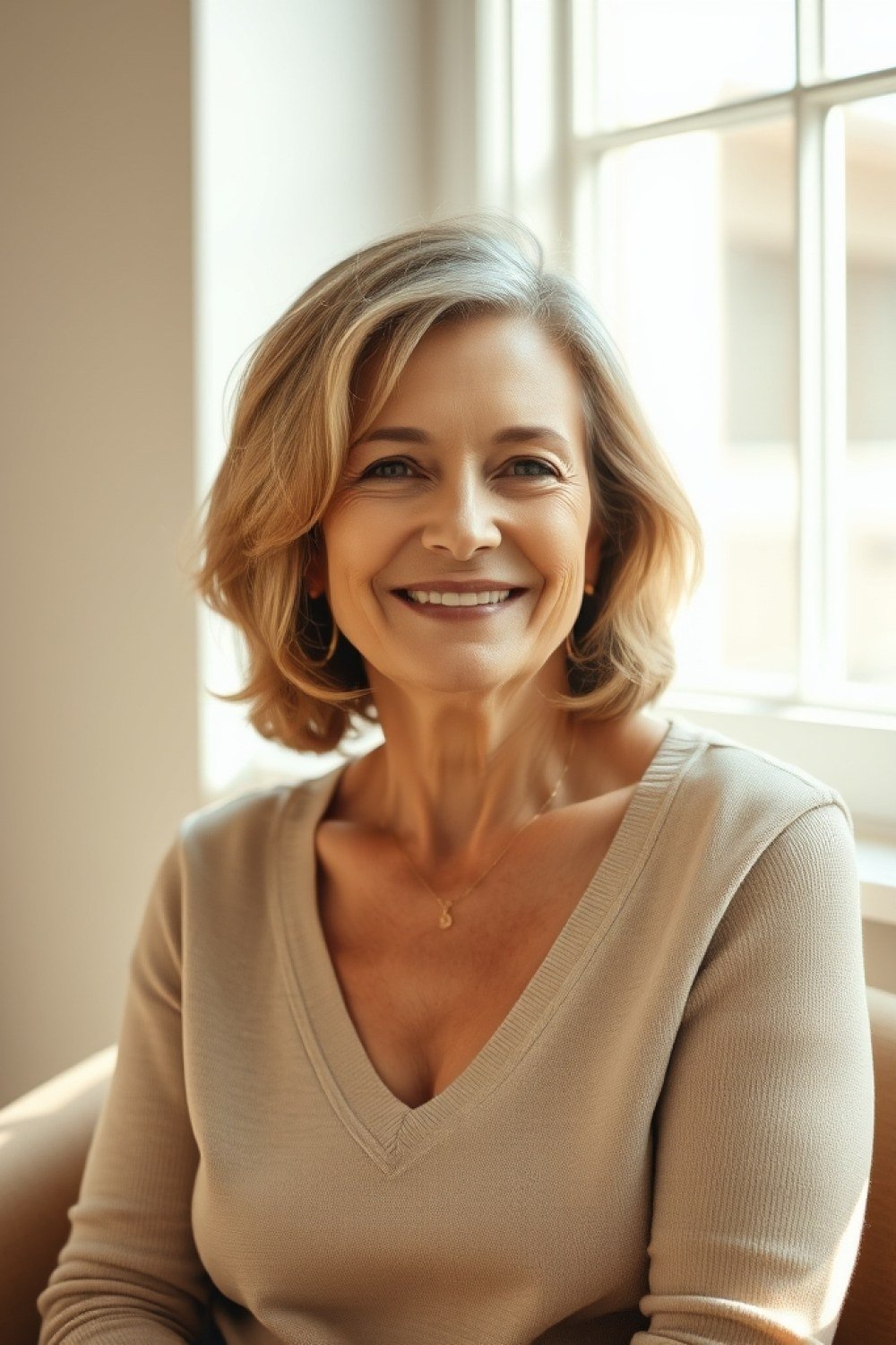 20 bob hairstyles ideas for woman over 50