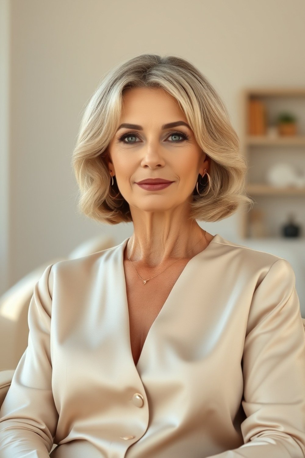 20 bob hairstyles ideas for woman over 50