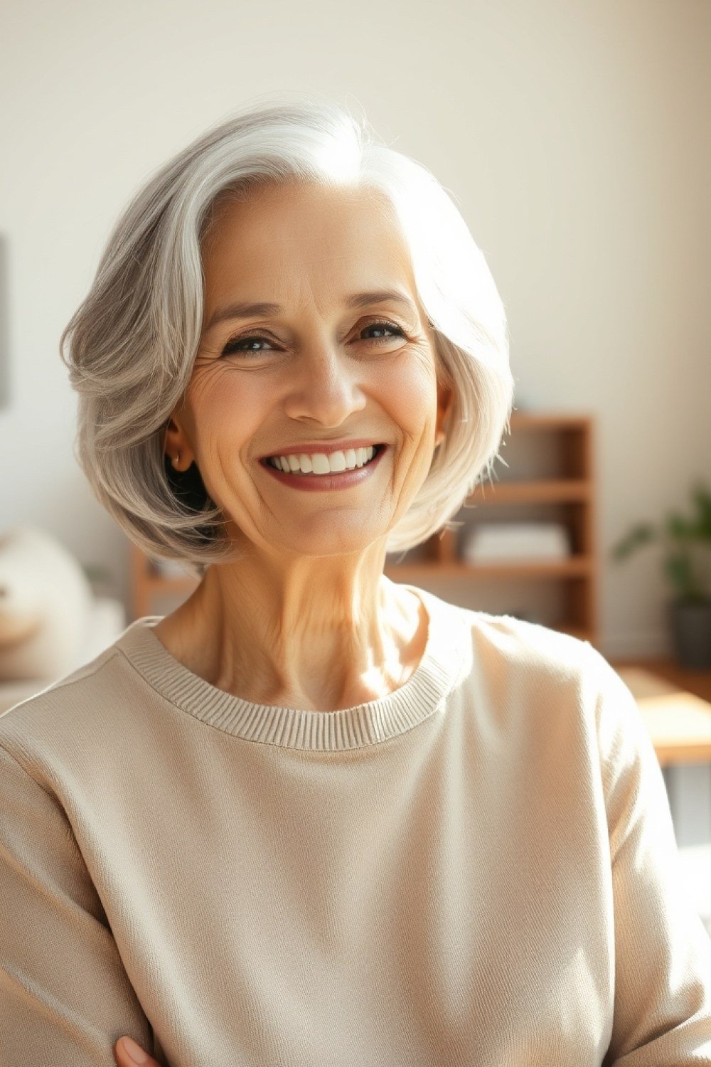 6 hairstyles for woman over 70 fine hair