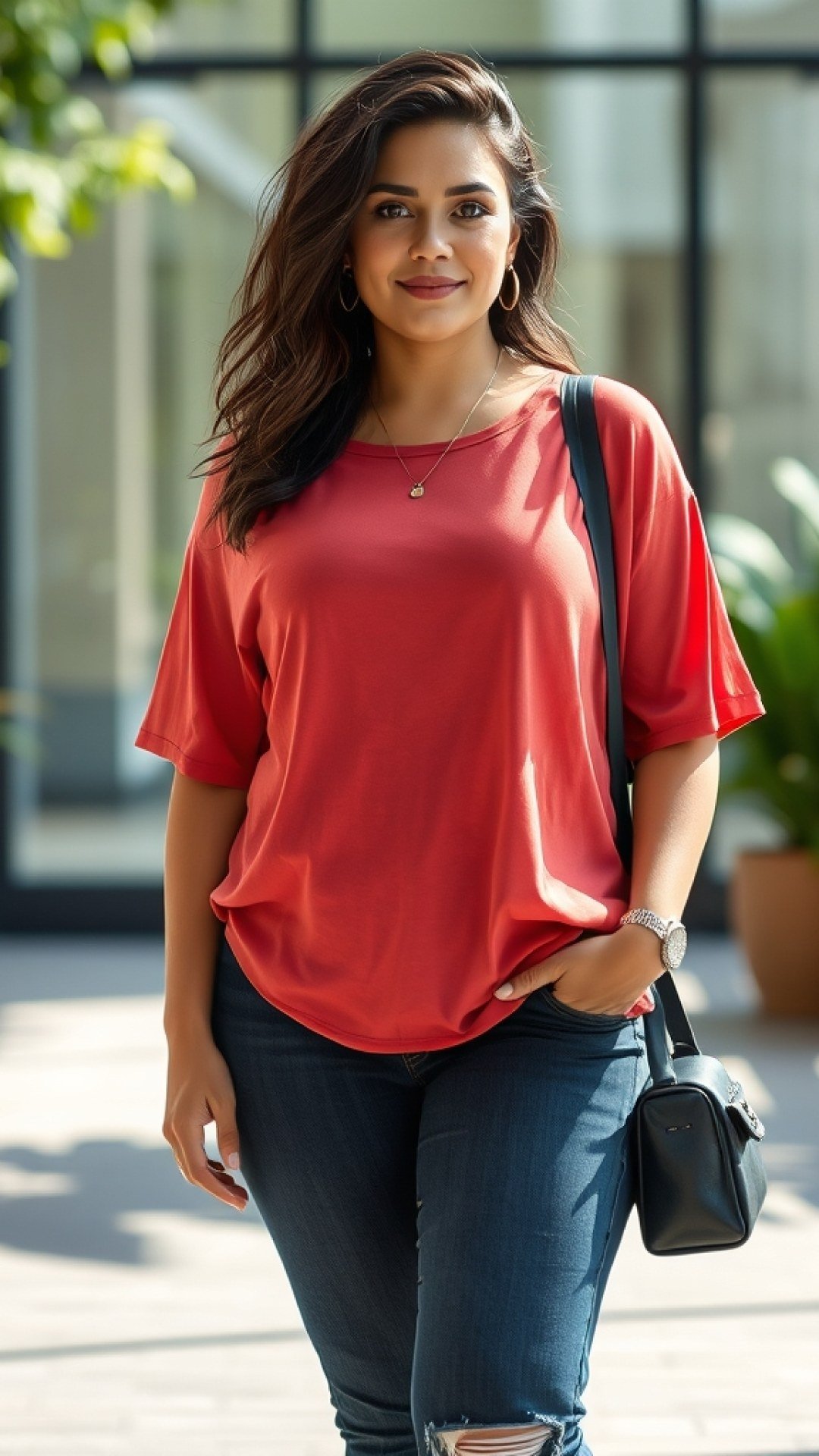2 Women’s Plus Size Short Sleeve Tops Outfit Ideas