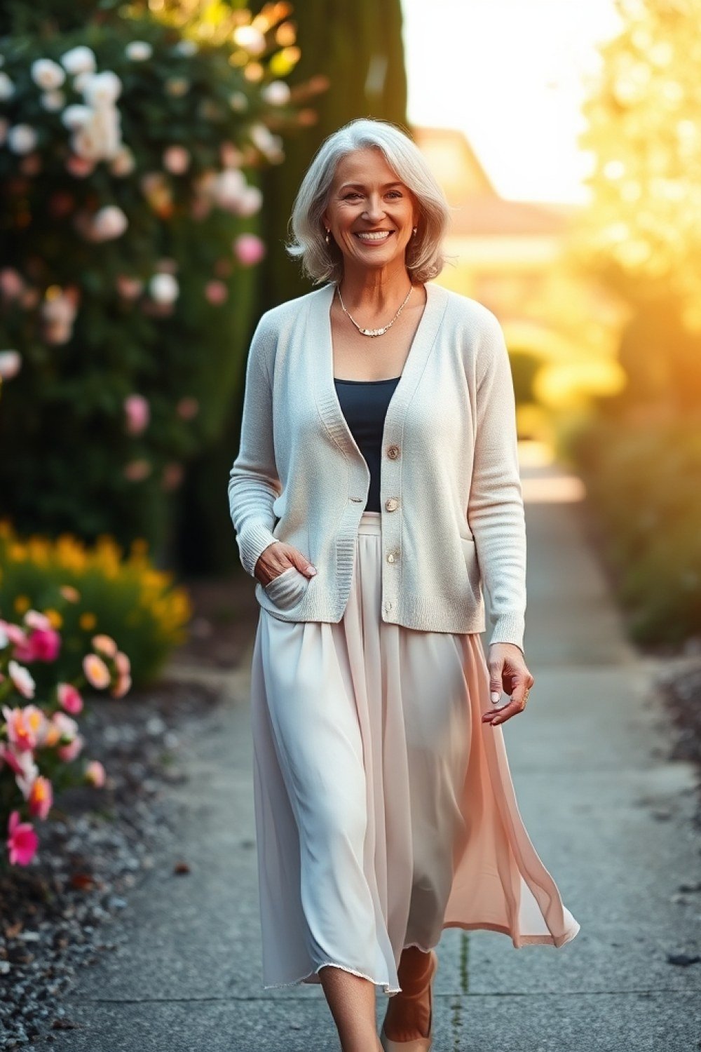 18 Adorably Cute Outfits for Women Over 60