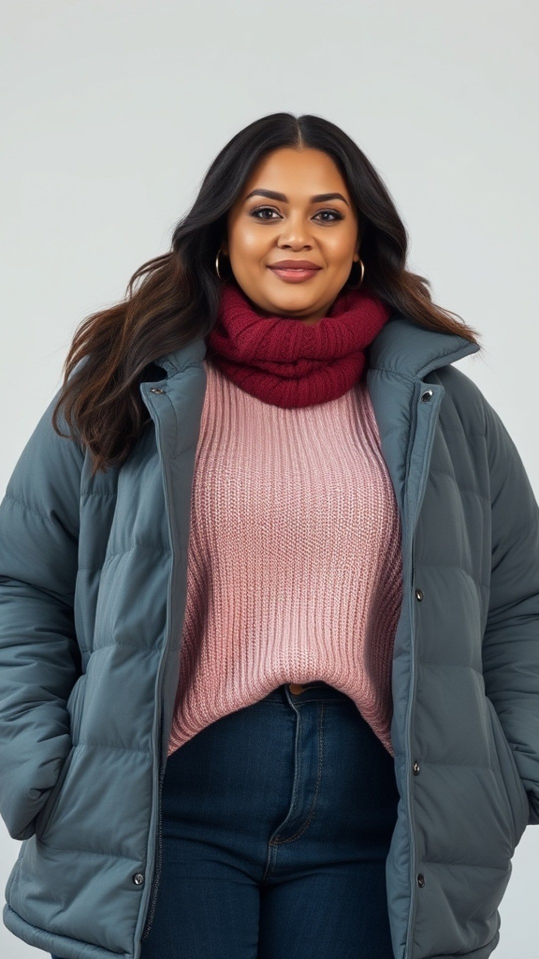 3 winter outfits ideas for plus size woman