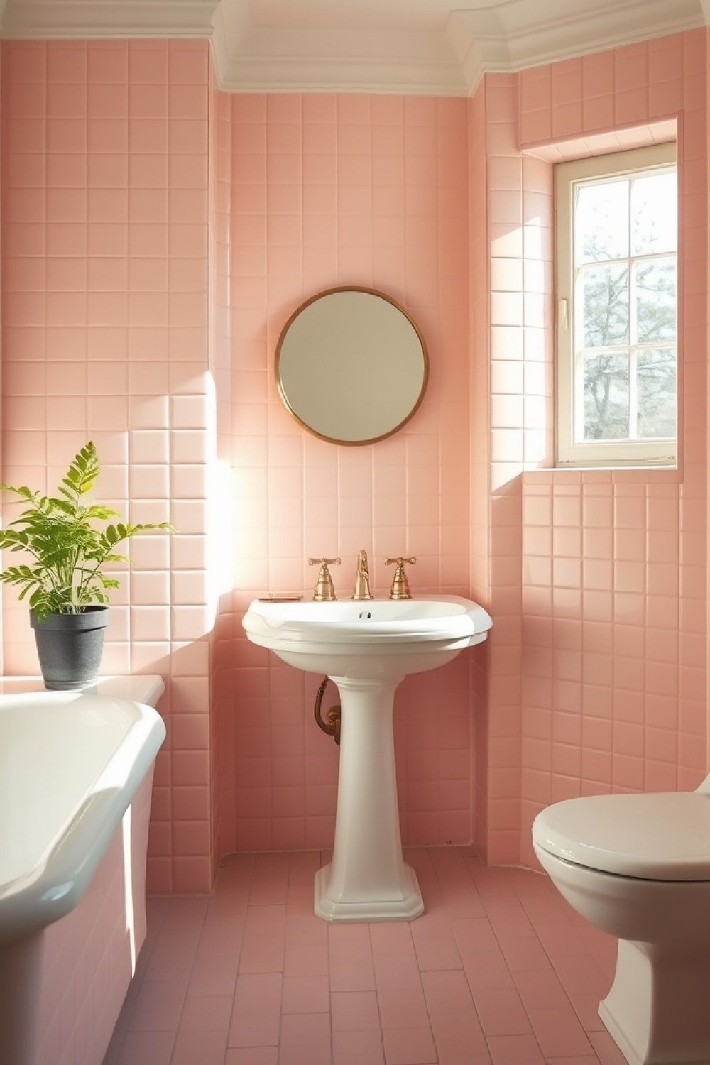 10 Vintage Pink Bathroom Ideas That Feel Charming, Timeless, and Livable