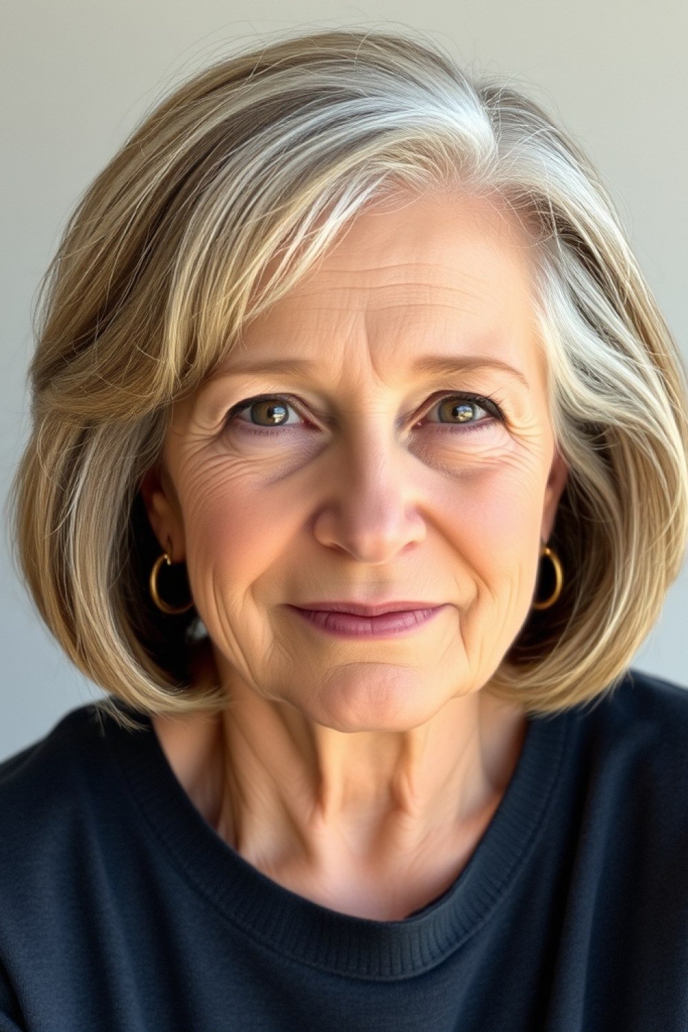 2 Bob Hairstyles for woman over 60