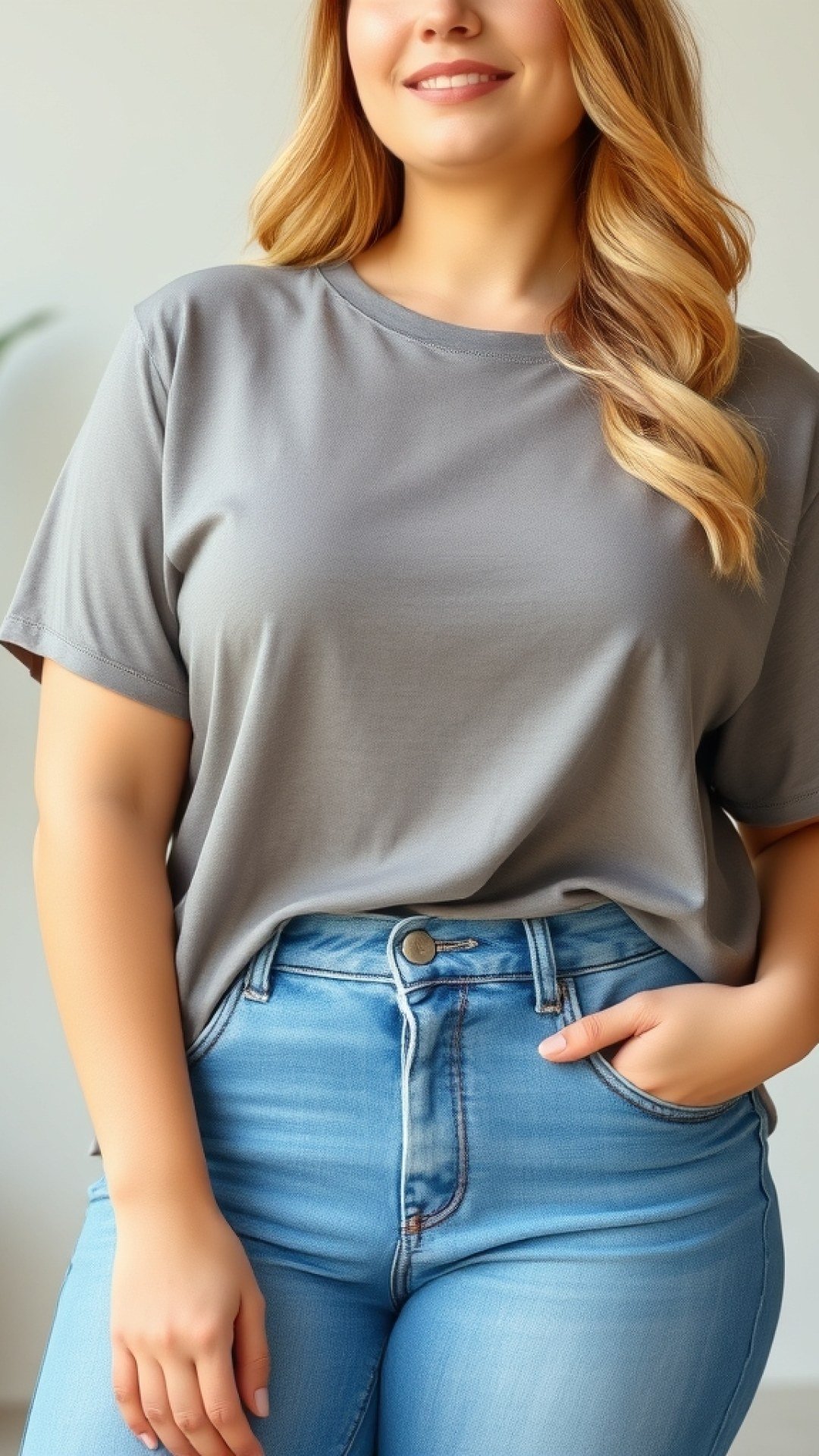 2 Women’s Plus Size Short Sleeve Tops Outfit Ideas for Easy, Flattering Style