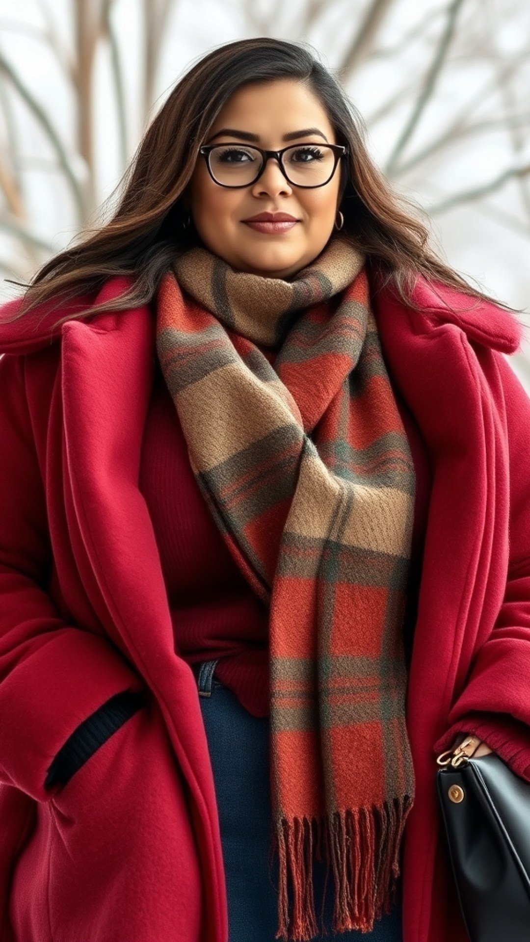 3 winter outfits ideas for plus size woman
