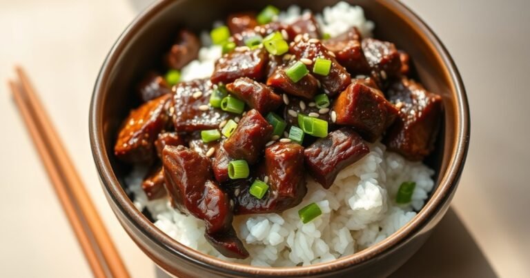 Korean Beef Bulgogi Rice Bowls