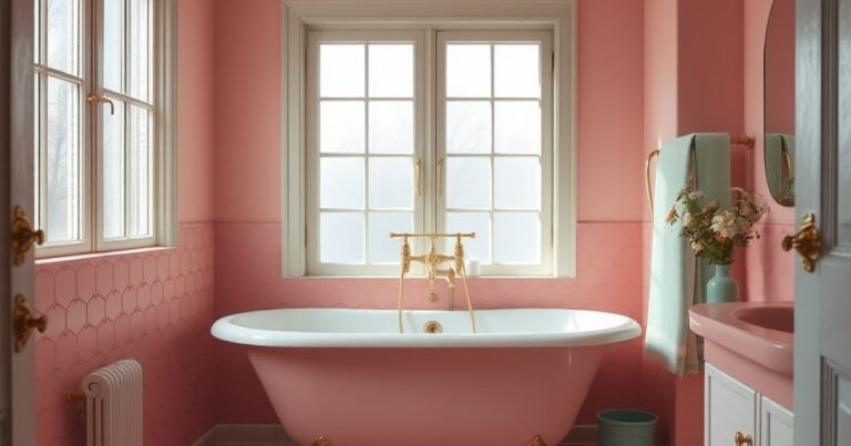 6 trending Vintage Pink Bathroom Ideas