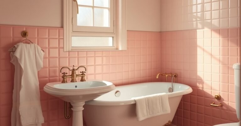 5 best Vintage Pink Bathroom Ideas for cozy home