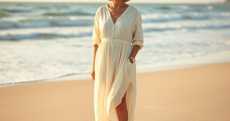What to Wear to a Beach Wedding Over 50: Breezy Guest Outfit Ideas