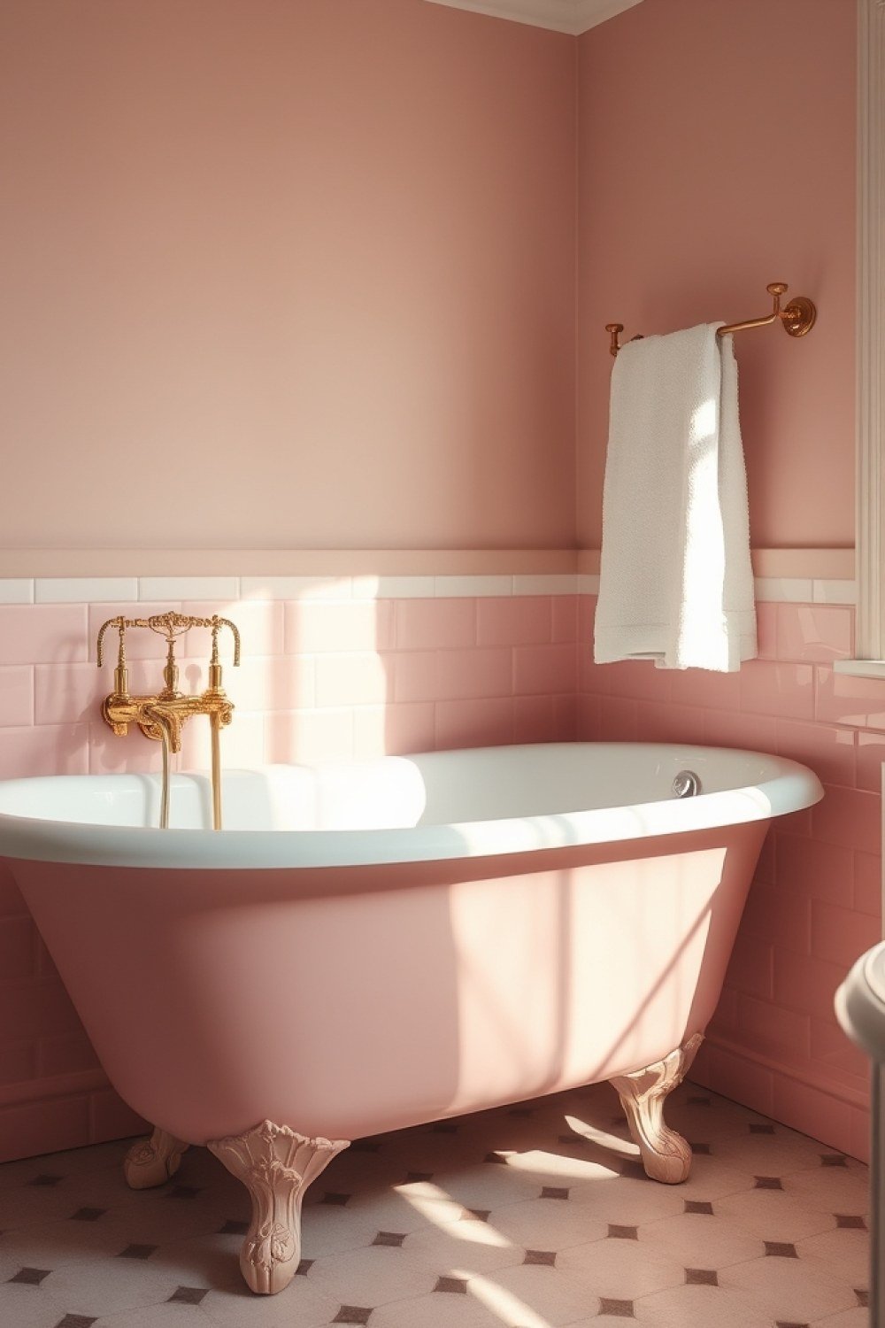 5 best Vintage Pink Bathroom Ideas for cozy home