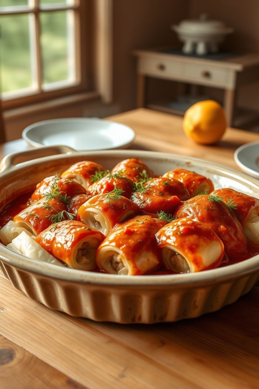Polish Cabbage Rolls (Gołąbki)
