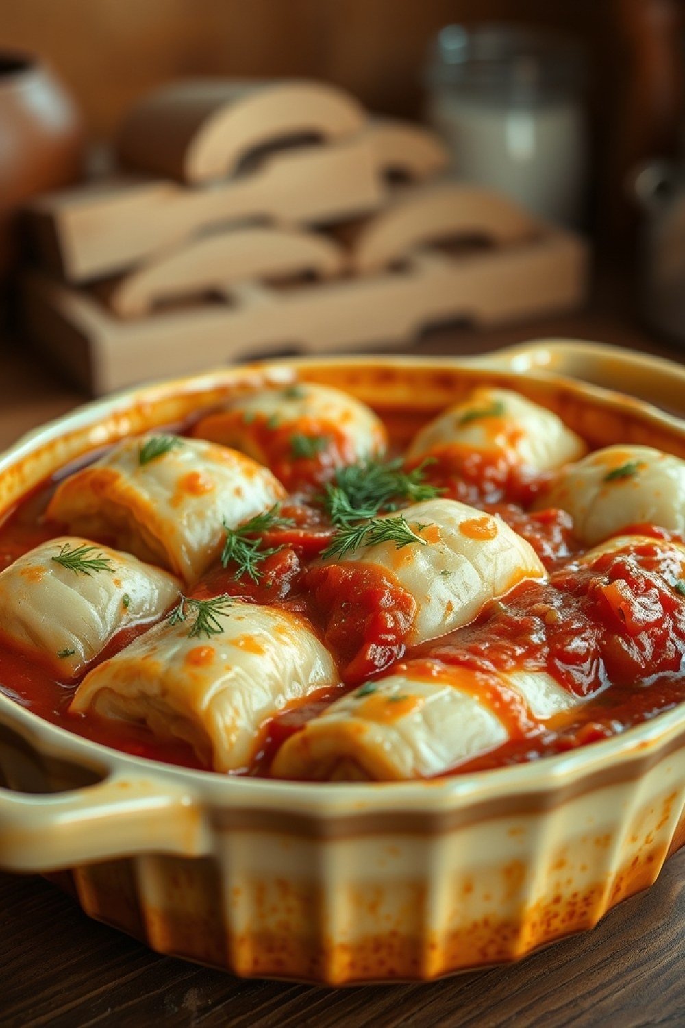 Polish Cabbage Rolls (Gołąbki)