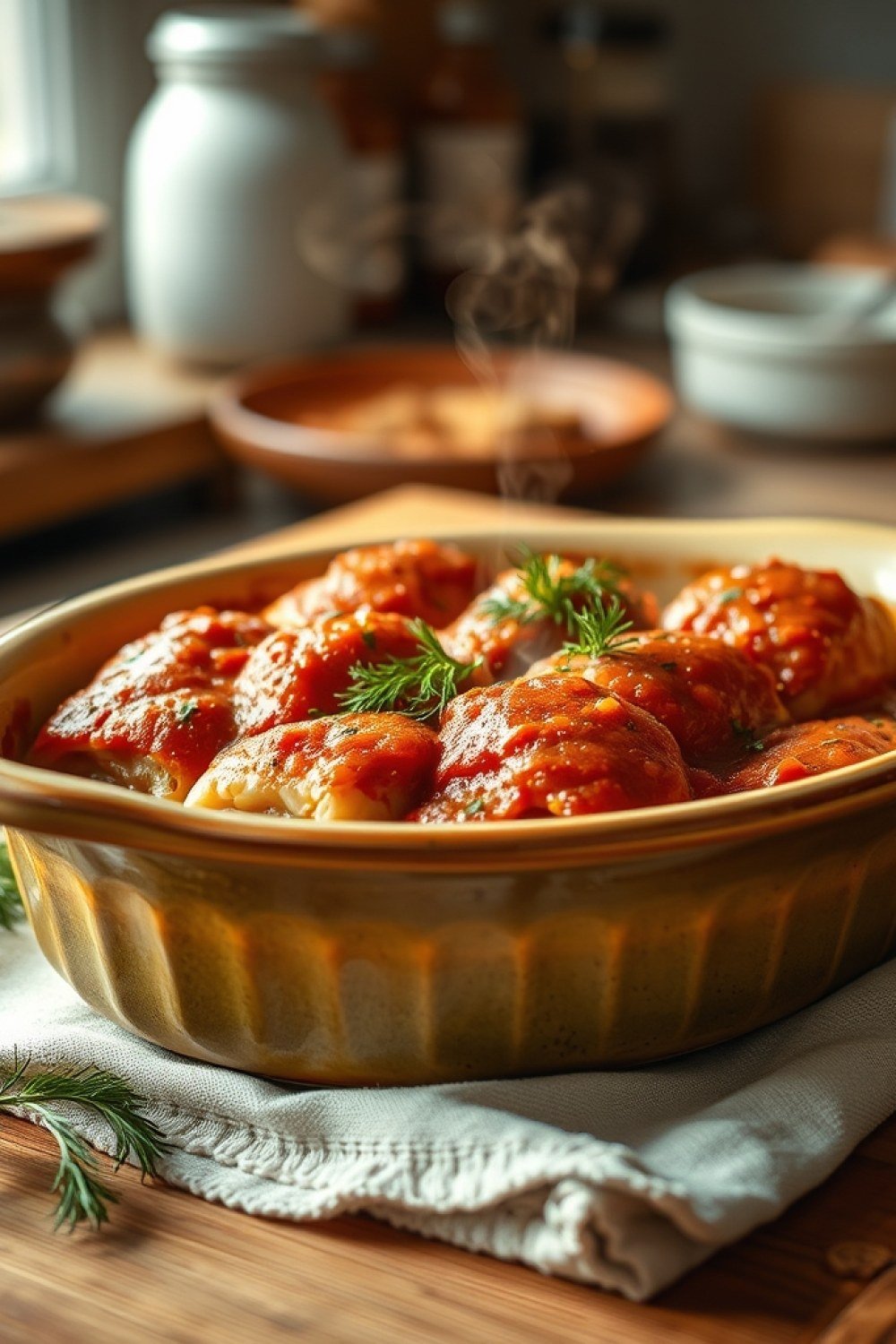 Polish Cabbage Rolls (Gołąbki)