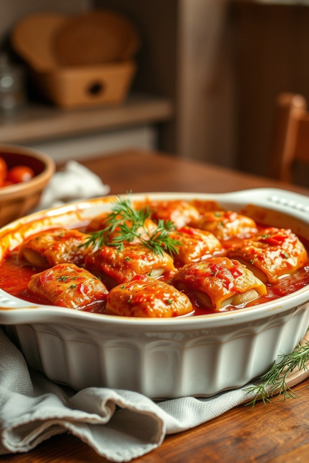 Polish Cabbage Rolls (Gołąbki)