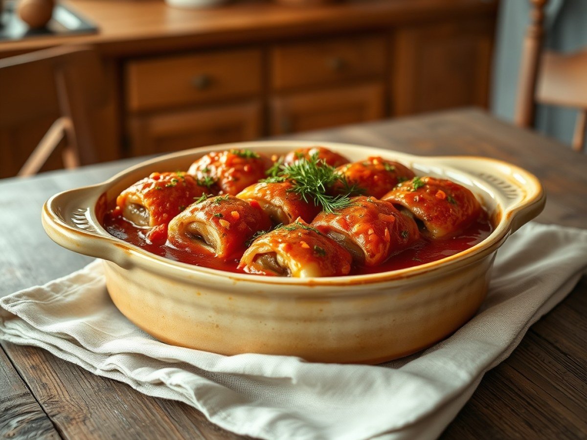 Polish Cabbage Rolls (Gołąbki)