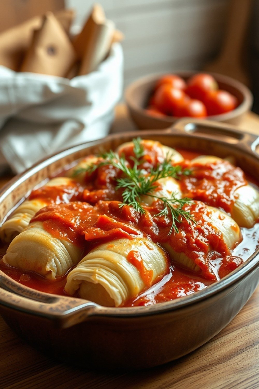 Polish Cabbage Rolls (Gołąbki)