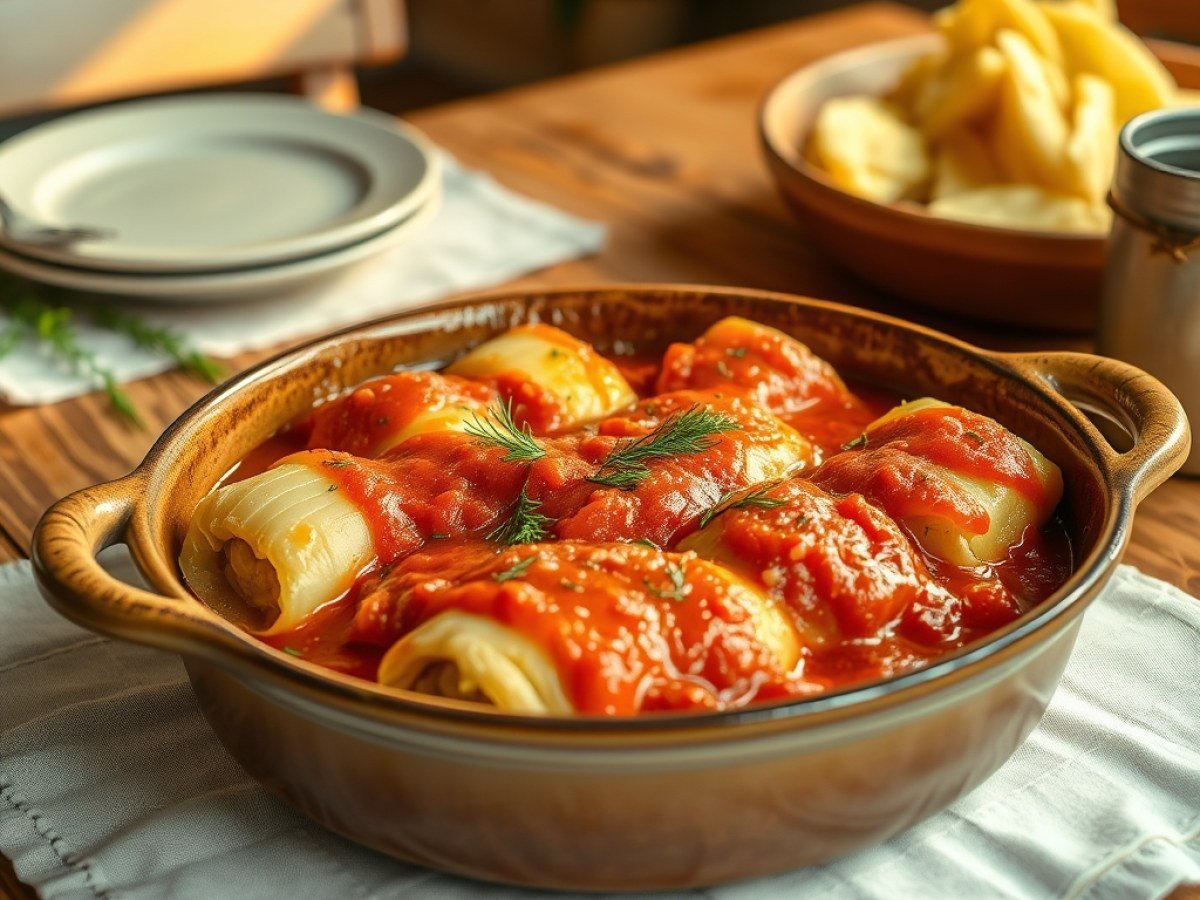 Polish Cabbage Rolls (Gołąbki)