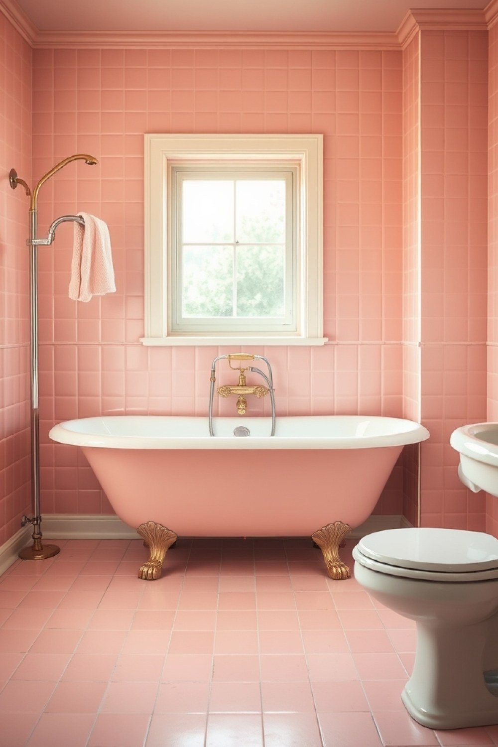 5 best Vintage Pink Bathroom Ideas for cozy home