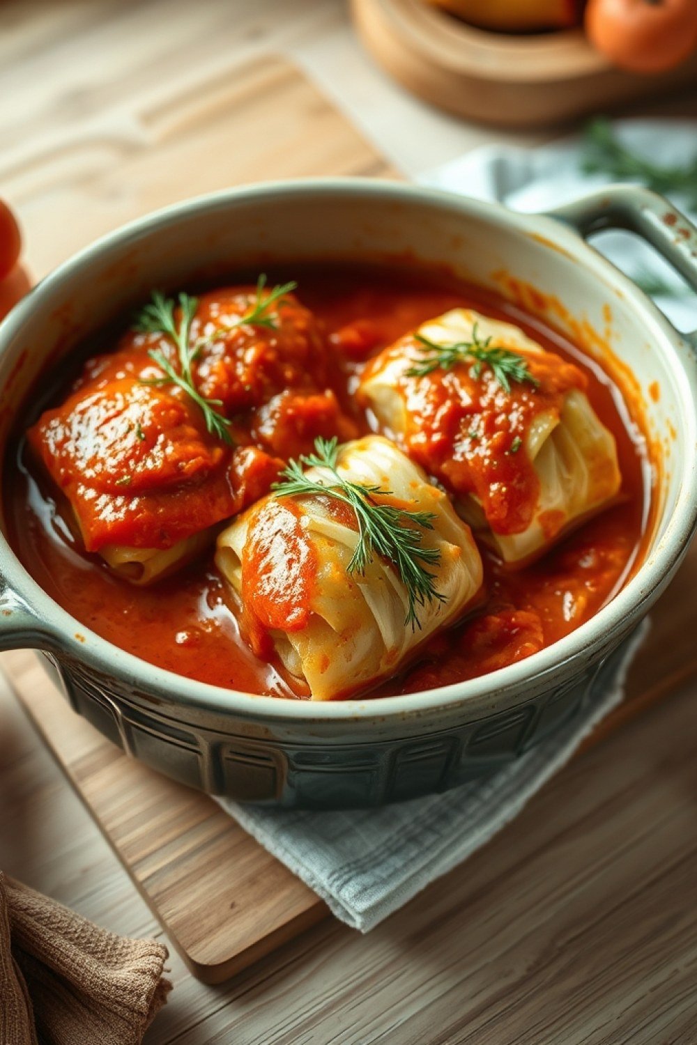 Polish Cabbage Rolls (Gołąbki)