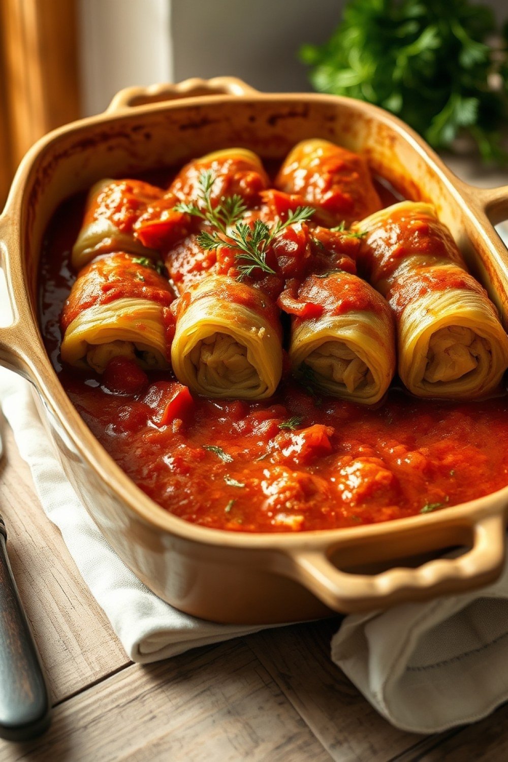 Polish Cabbage Rolls (Gołąbki)