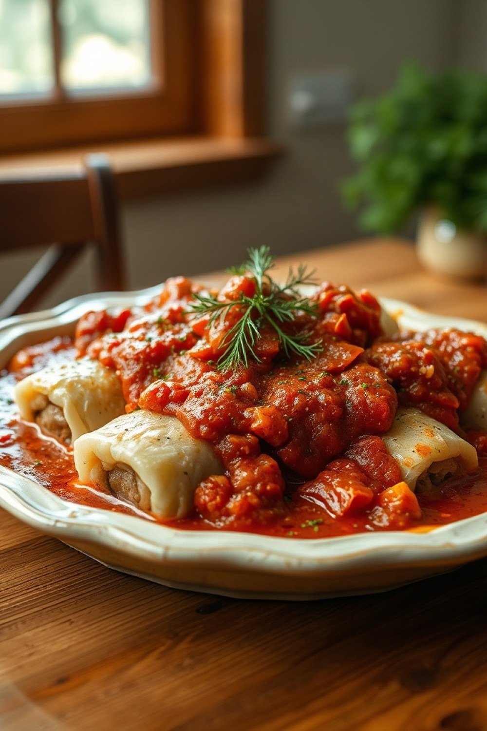 Polish Cabbage Rolls (Gołąbki)