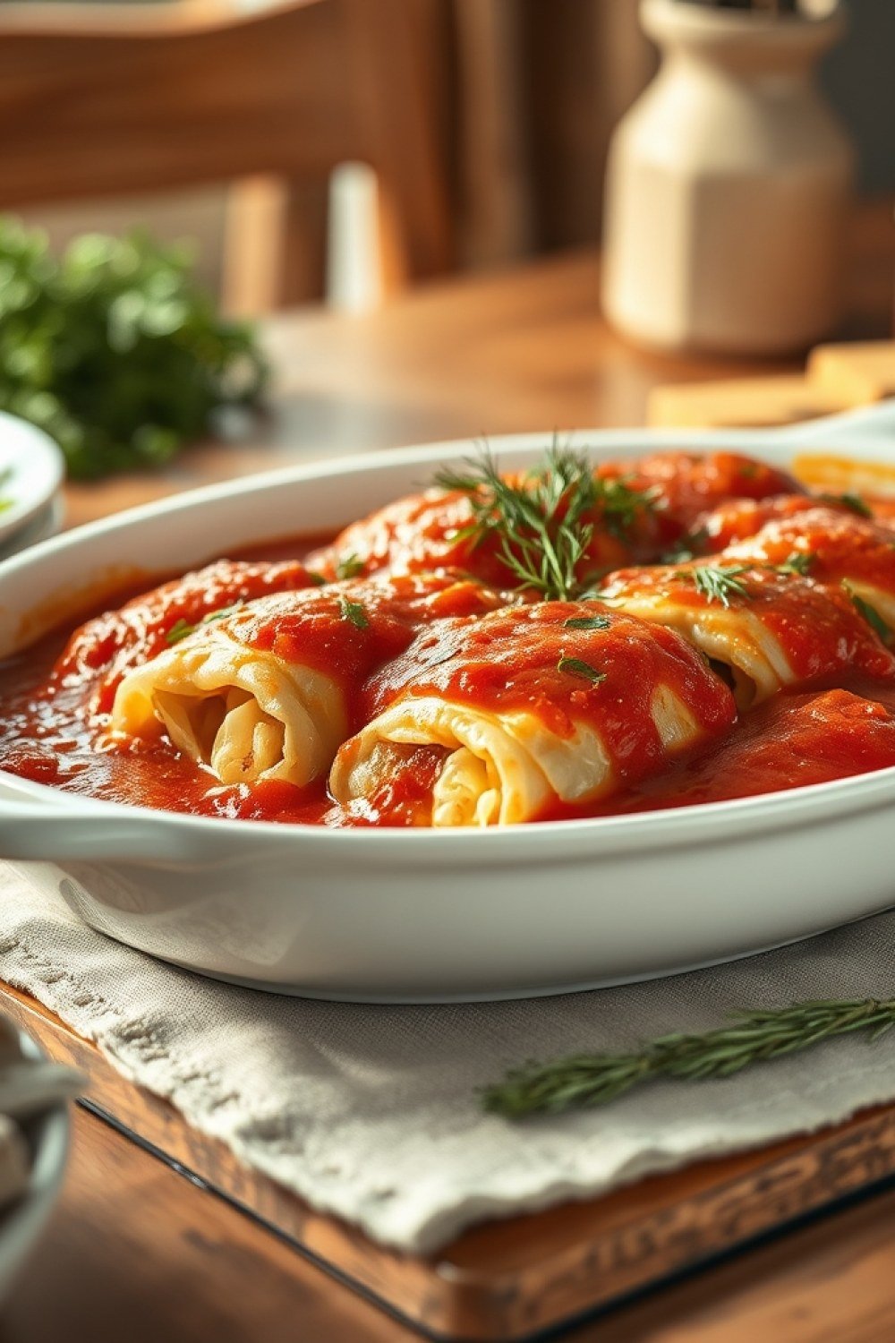 Polish Cabbage Rolls (Gołąbki)